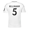 Maglia ufficiale Real Madrid Bellingham 5 Casa 2024-25 per Bambino